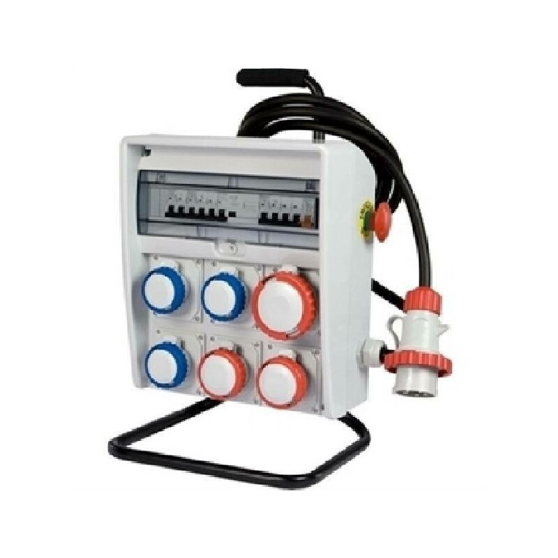 foto del prodotto quadro elettrico distirbuziuone asc ulisse ip65 6 prese per cantireri 74397 fanton