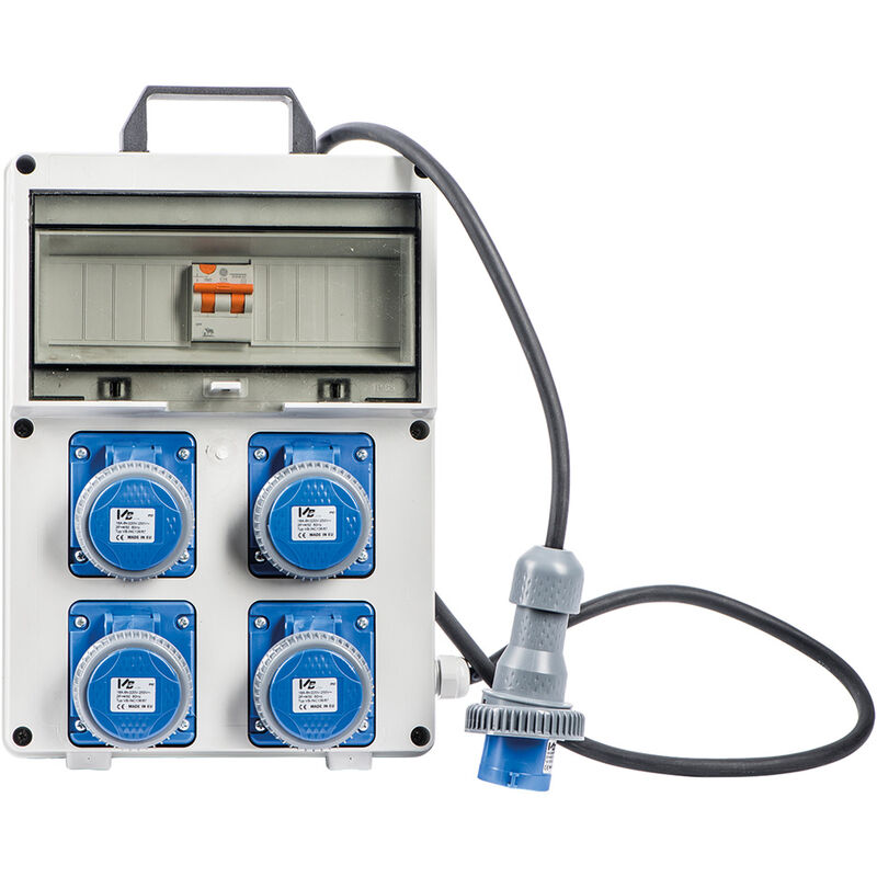 foto del prodotto quadro elettrico pl 220 4 potenza max.3 kw pulsante emerg.