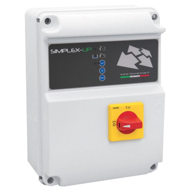 foto del prodotto quadro elettronico per avviamento diretto di 2 motori monofase o trifase idrhaus