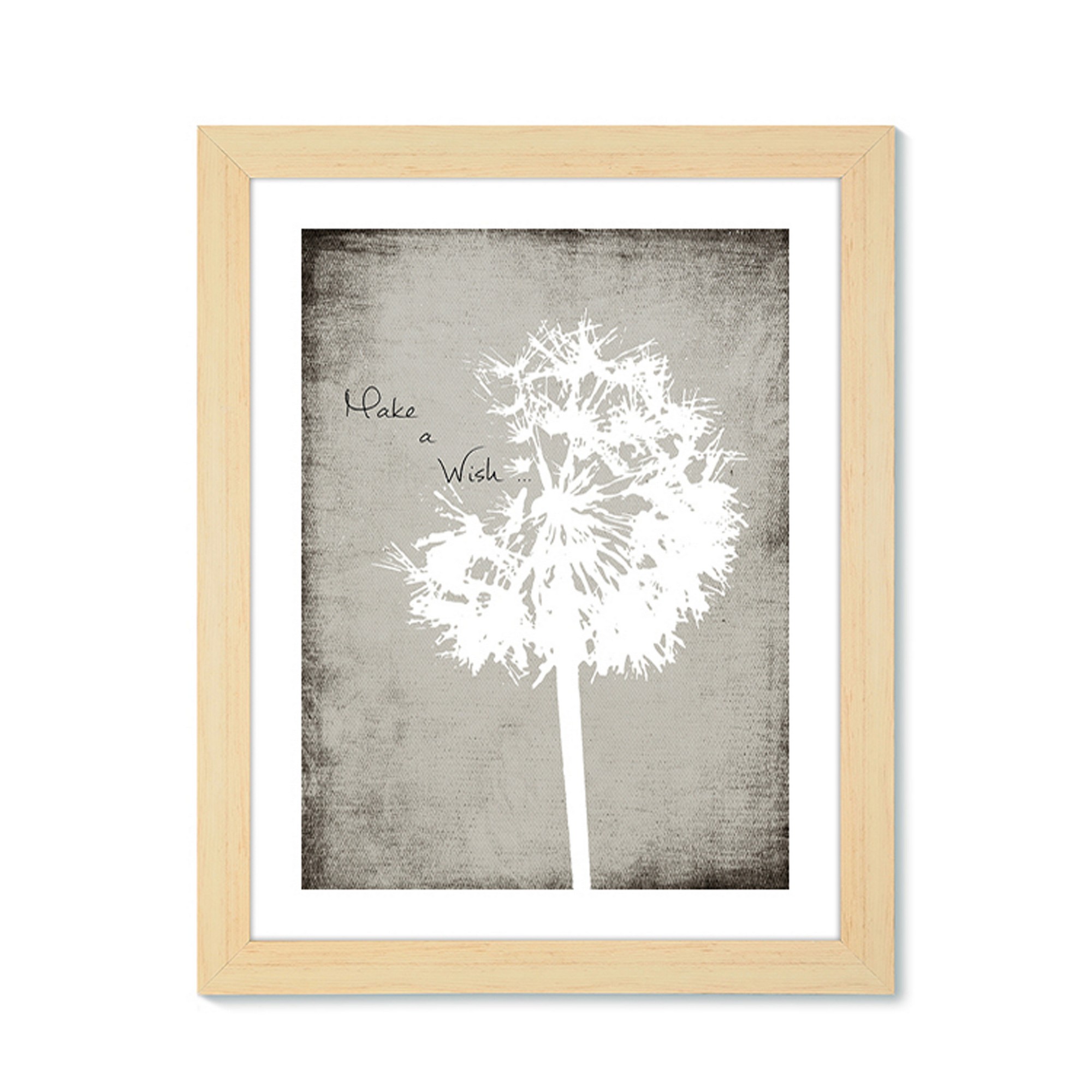 foto del prodotto quadro finitura rovere bianco e nero cm. h.77 x l.57 x p.2,5