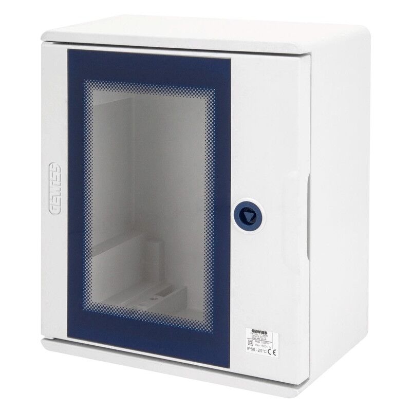 foto del prodotto quadro gewiss a parete con porta trasparente 250x300x160 ip66 gw46201f