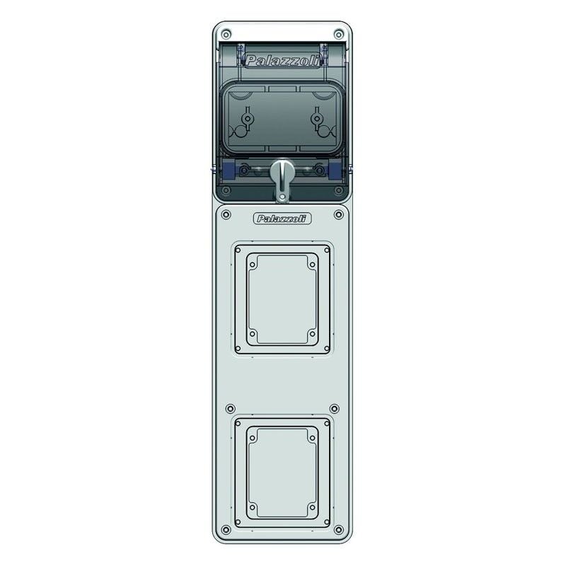 foto del prodotto quadro industriale palazzoli con 5 moduli e 2 prese cee 579822