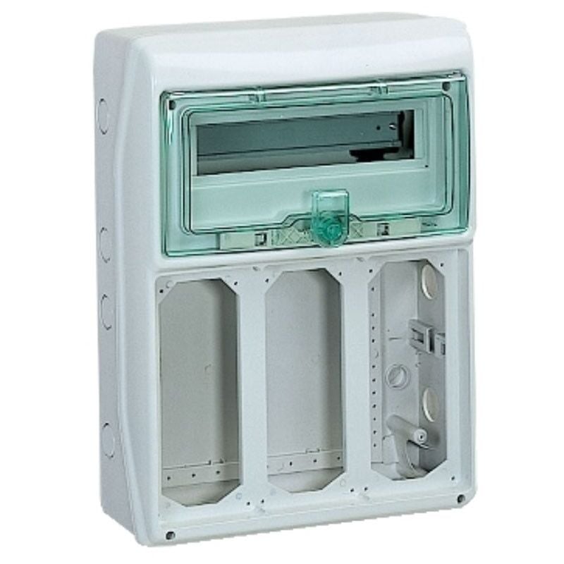 foto del prodotto quadro schneider industriale 12 moduli 3 prese interbloccate 10372