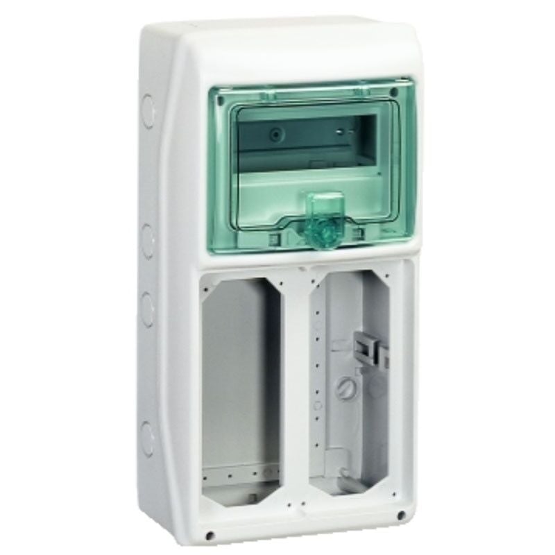 foto del prodotto quadro schneider industriale 8 moduli 2 prese interbloccate 10371