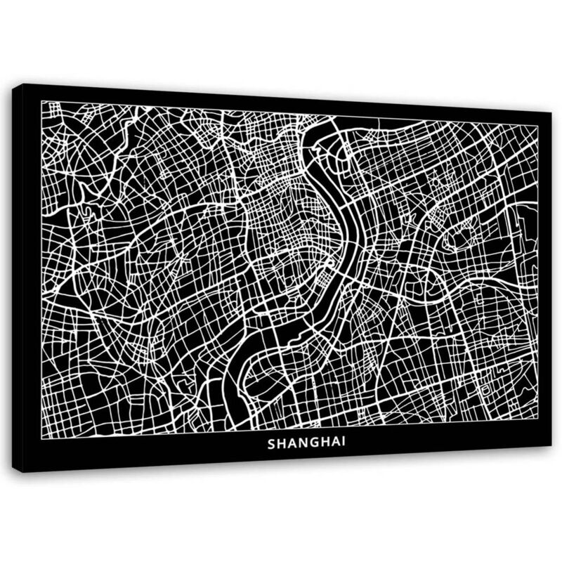 foto del prodotto quadro su tela, finestra strada verso ovest 100x70