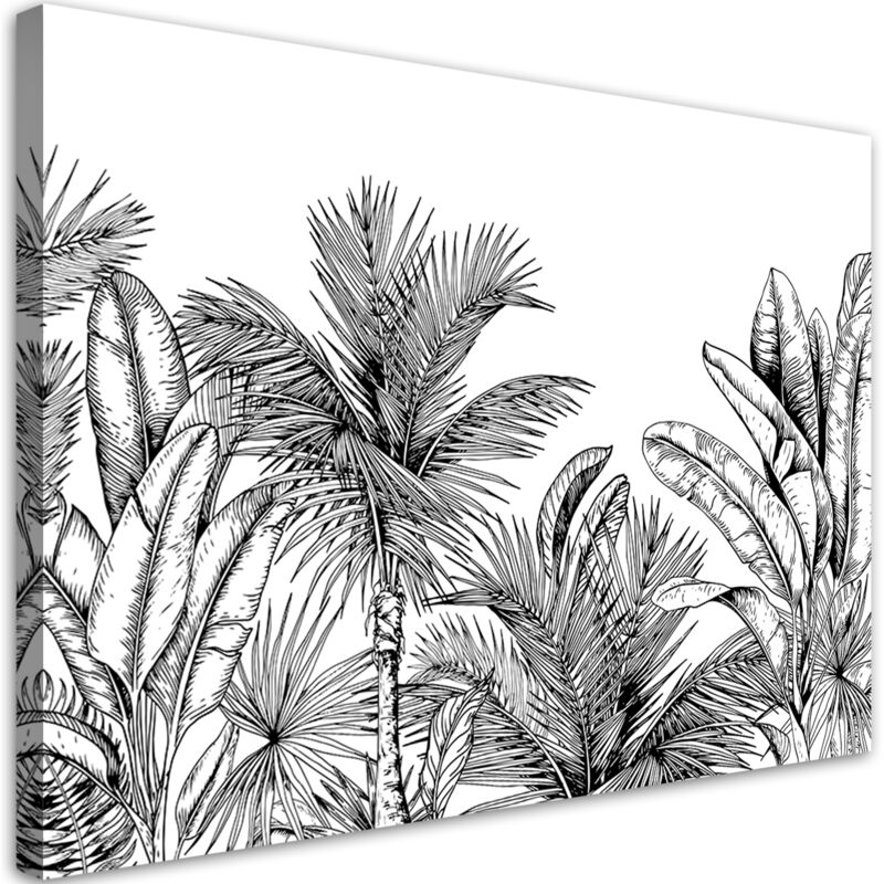 foto del prodotto quadro su tela, fiori dorati e farfalle 100x70