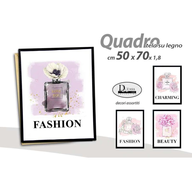 foto del prodotto quadro tela fashion