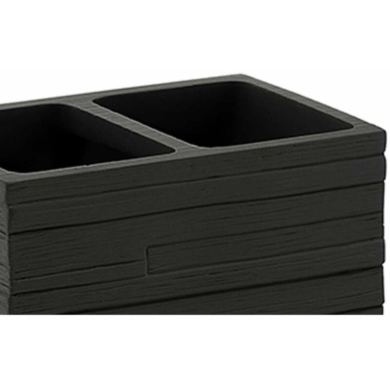 foto del prodotto quadrotto portaspazzolini nero