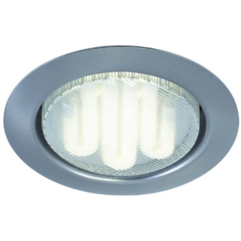 foto del prodotto quality line recessed light set, disc brush. iron, round, 3 pc. set