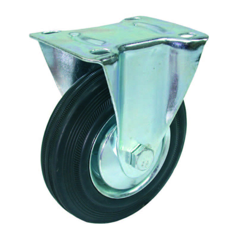 foto del prodotto quality ruote industriali fisse con piastra mm. 85 piastra mm.100x80
