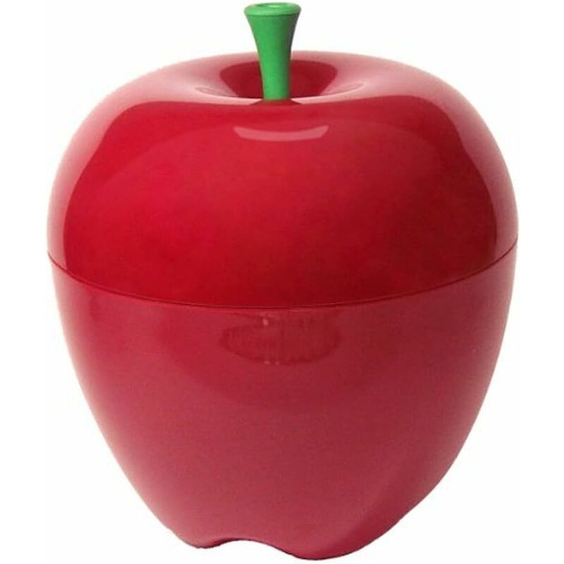 foto del prodotto qualy mini contenitore per la frutta happle mela rosso