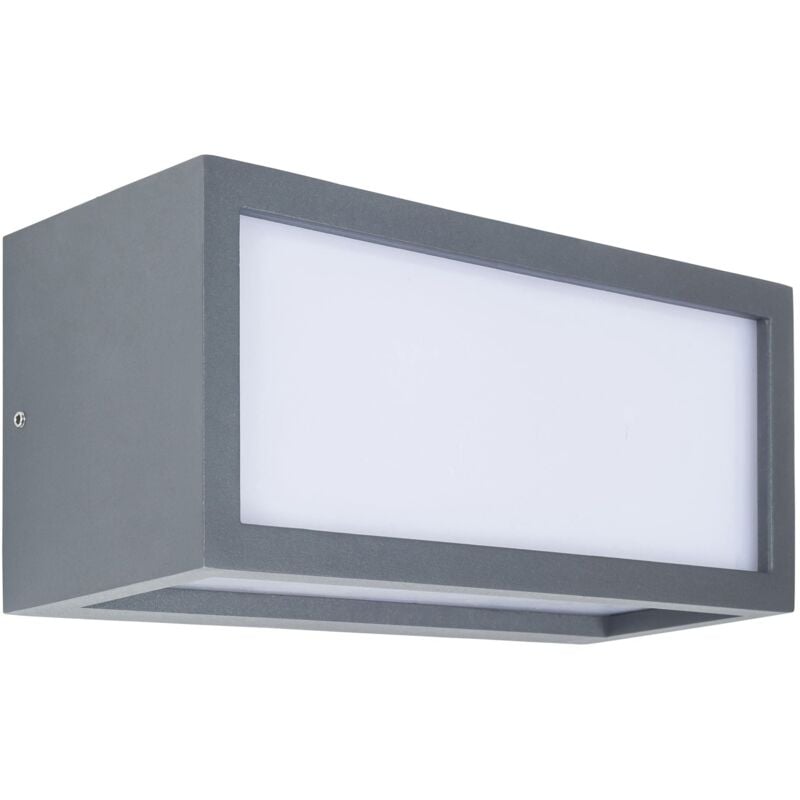 foto del prodotto quanta aplique exterior negro rectangular para bombilla e27