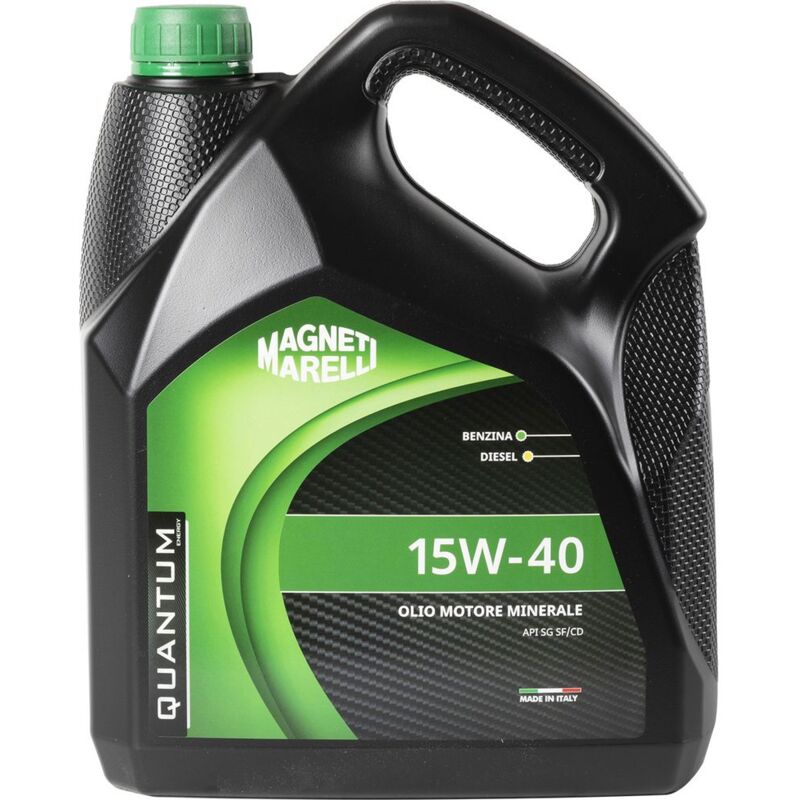 foto del prodotto quantum energy magneti marelli lubrificante auto minerale olio motore 15w 40 4lt