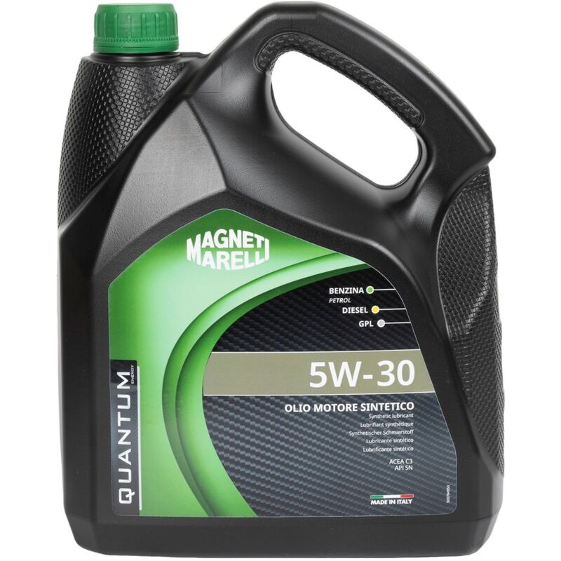 foto del prodotto quantum energy magneti marelli lubrificante auto sintetico olio motore 5w 30 4lt