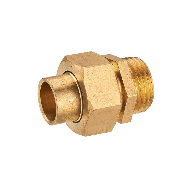 foto del prodotto quick plomberie manicotto biconico in ottone m 15 x 21 per tubo in rame
