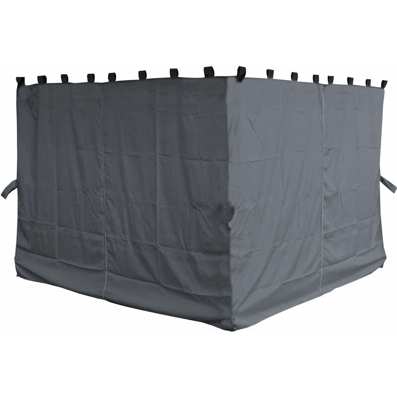 foto del prodotto quick star 4 seitenteile f r pavillon nizza 3x4m seitenwand grau
