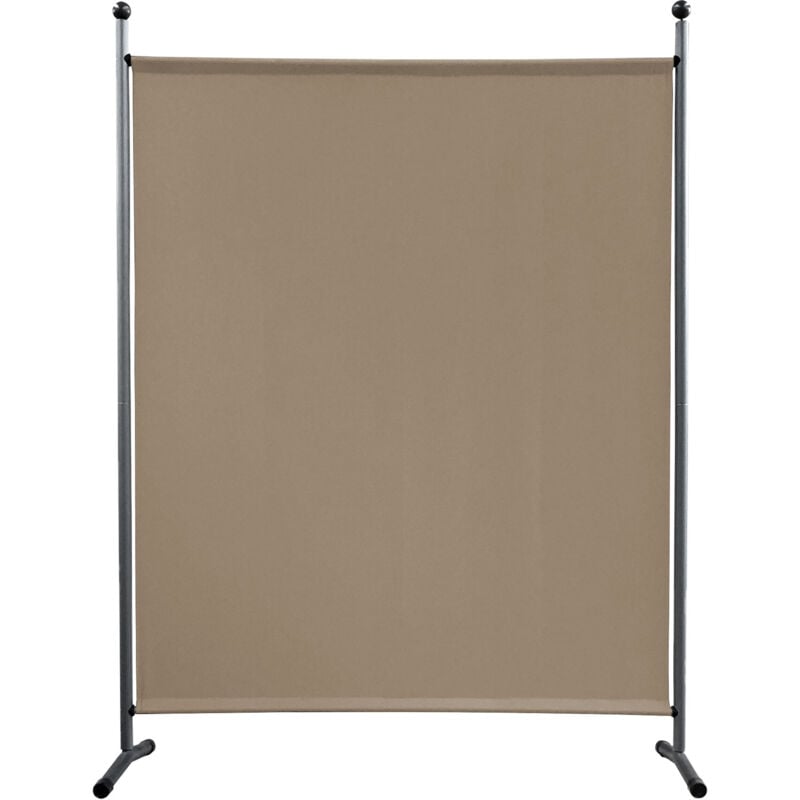 foto del prodotto quick star paravent 150 x 190 cm stoff raumteiler gro stellwand trennwand balkon sichtschutz beige