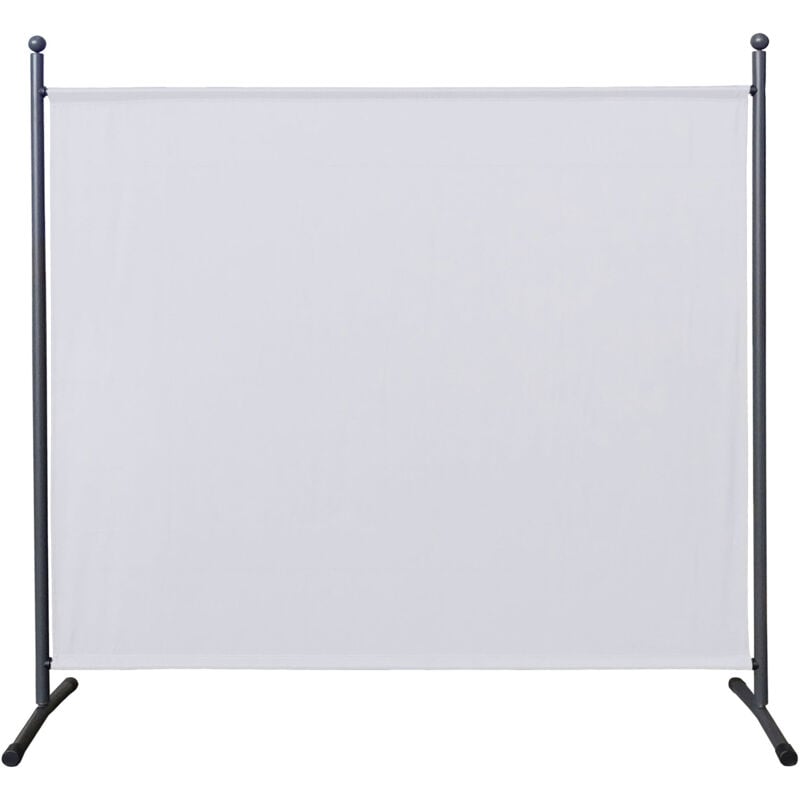 foto del prodotto quick star paravent 180 x 178 cm stoff raumteiler gro stellwand trennwand balkon sichtschutz wei 