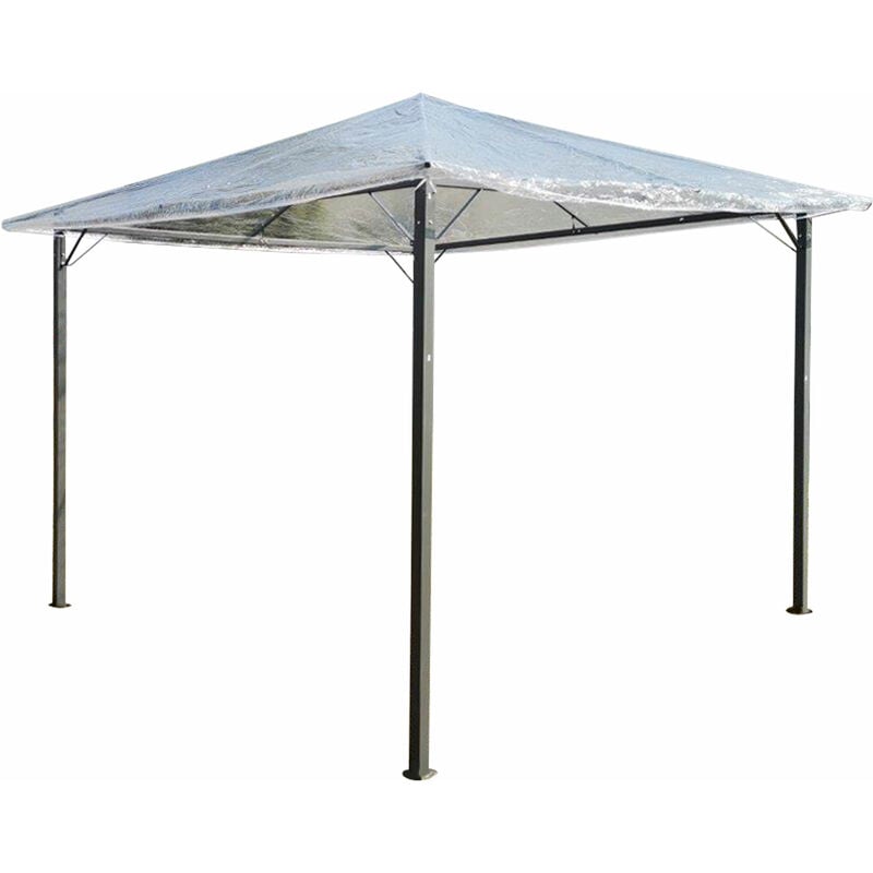 foto del prodotto quick-star - pavillon schutzhaube 3x3m nizza wasserdicht transparent