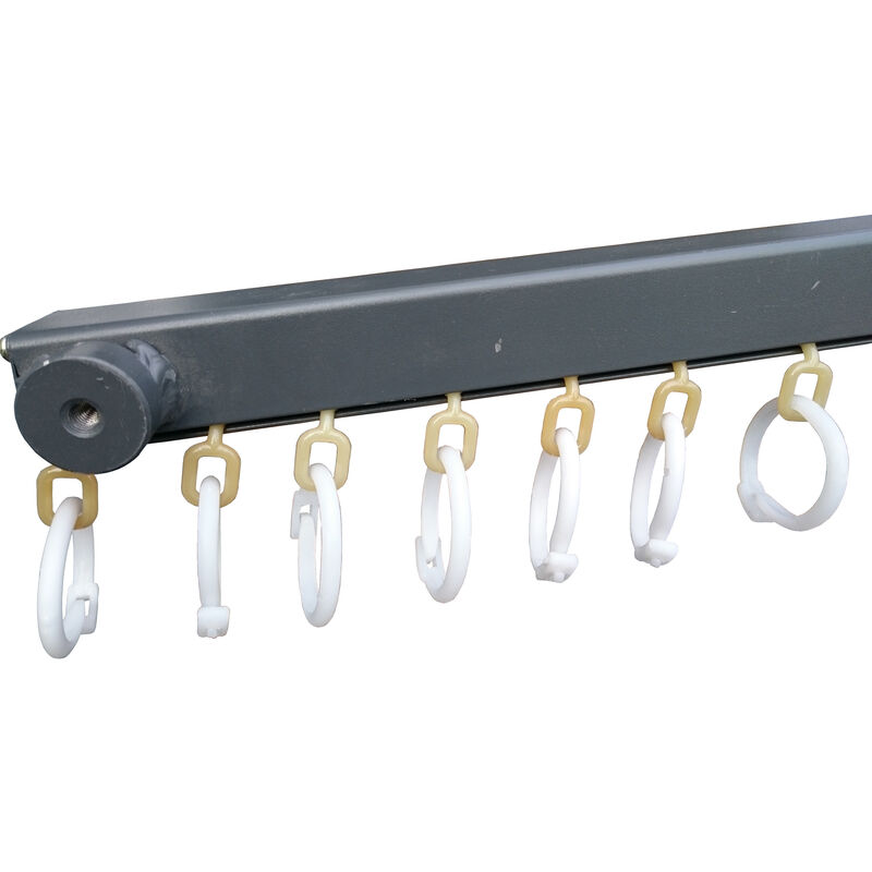 immagine 0 del prodotto quick star set di anelli di fissaggio per gazebo rotanti anelli per doccia anelli di plastica pergola terrazza tetto tenda gazebo