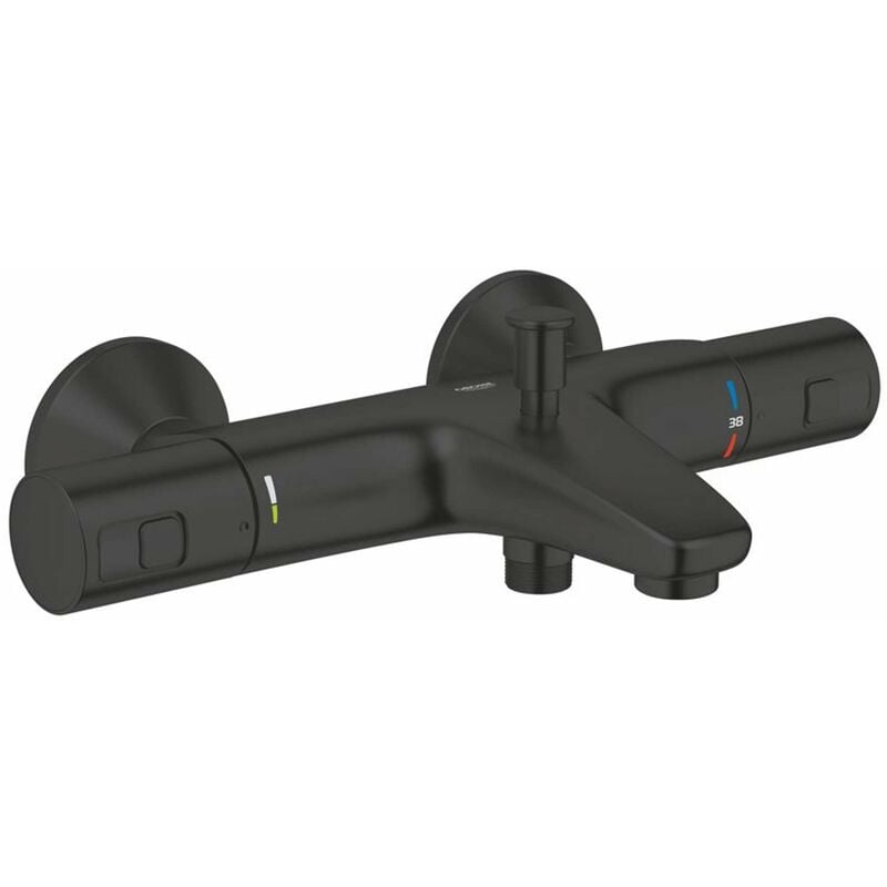 foto del prodotto quickfix precision start - miscelatore termostatico per vasca da bagno, nero opaco 345982430 - grohe