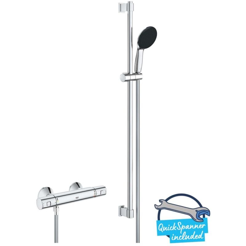 foto del prodotto quickfix precision start set doccia termostatico, cromo 34854001 grohe
