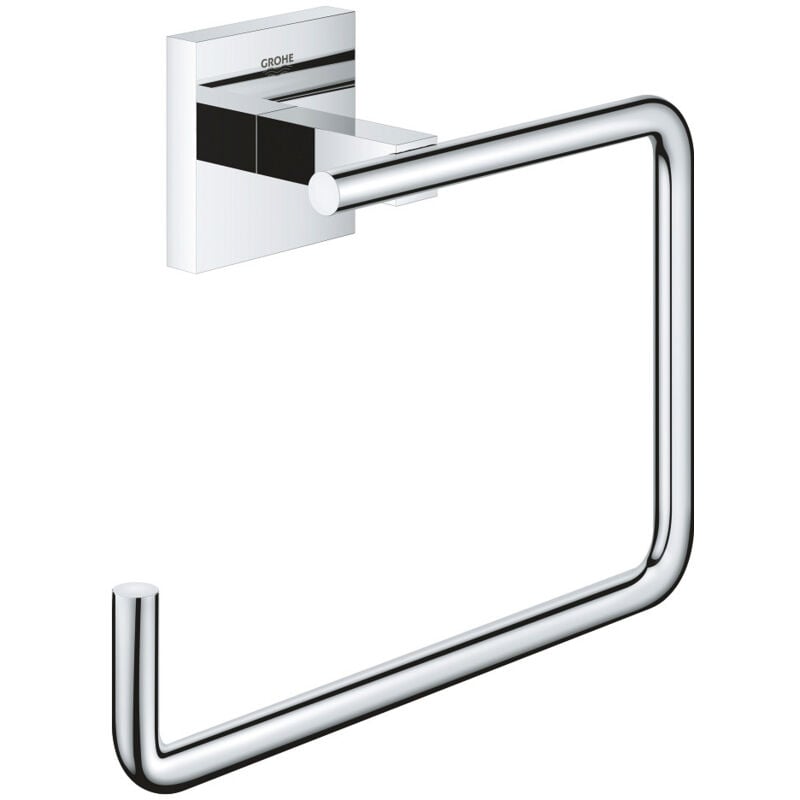 foto del prodotto quickfix start cube, porta salviette, installazione a vite o con colla, cromo, 40975000 - grohe