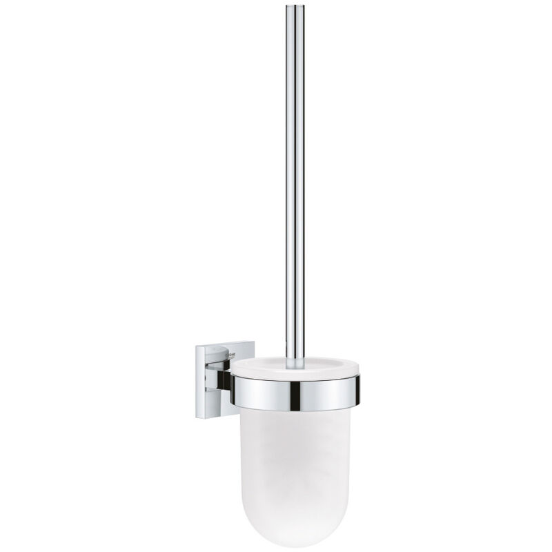 foto del prodotto quickfix start cube - scopino wc a parete con supporto, vetro cromo 40977000 - grohe