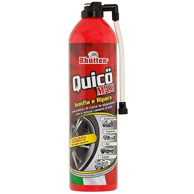 foto del prodotto quico maxi gonfia e ripara 750ml spray rhutten
