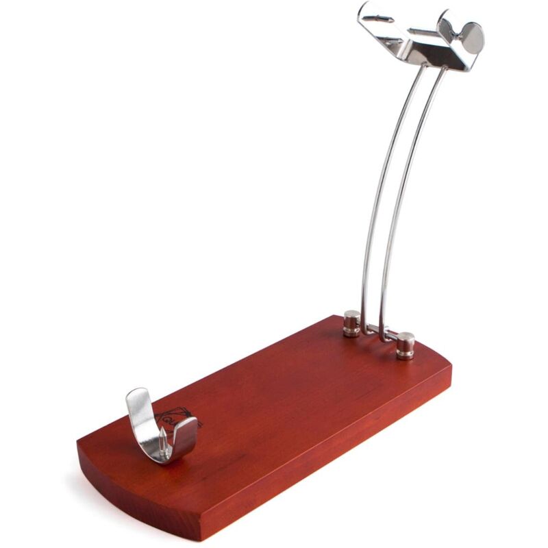 foto del prodotto quid jamonero plegable, 5x16x5 reserva qd prosciutto pieghevole con supporto in legno, piccione superiore per fissaggio, multicolore, 36,5 x 16 x 5