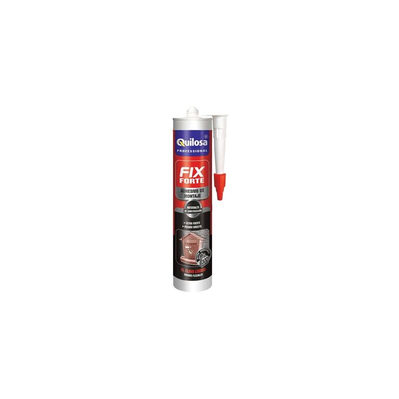 foto del prodotto quilosa fix forte adesivo di montaggio extra forte beige 350g