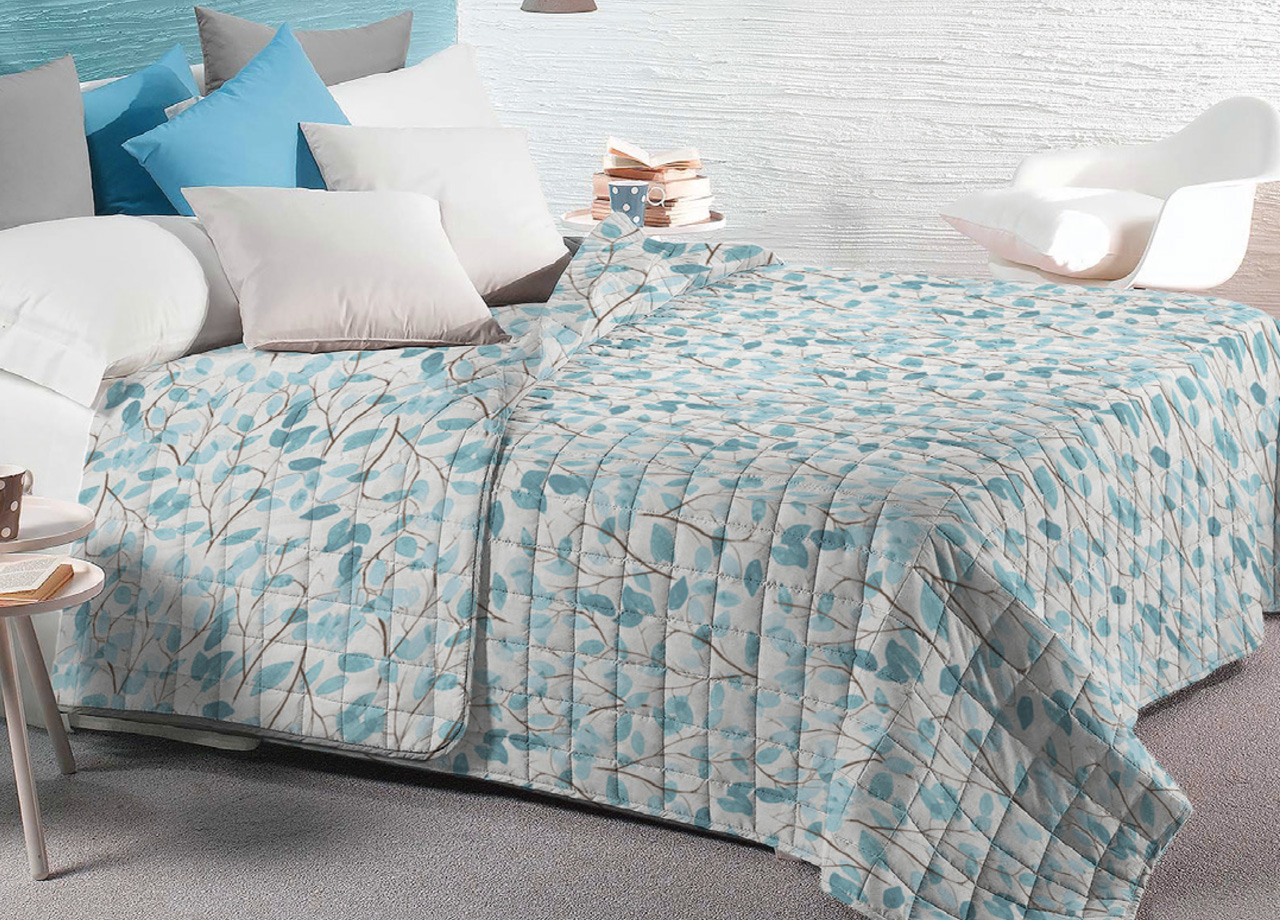 foto del prodotto quilt trapuntino piumino estivo 100gr mq microfibra bea varie fantasie matrimoniale dis.1