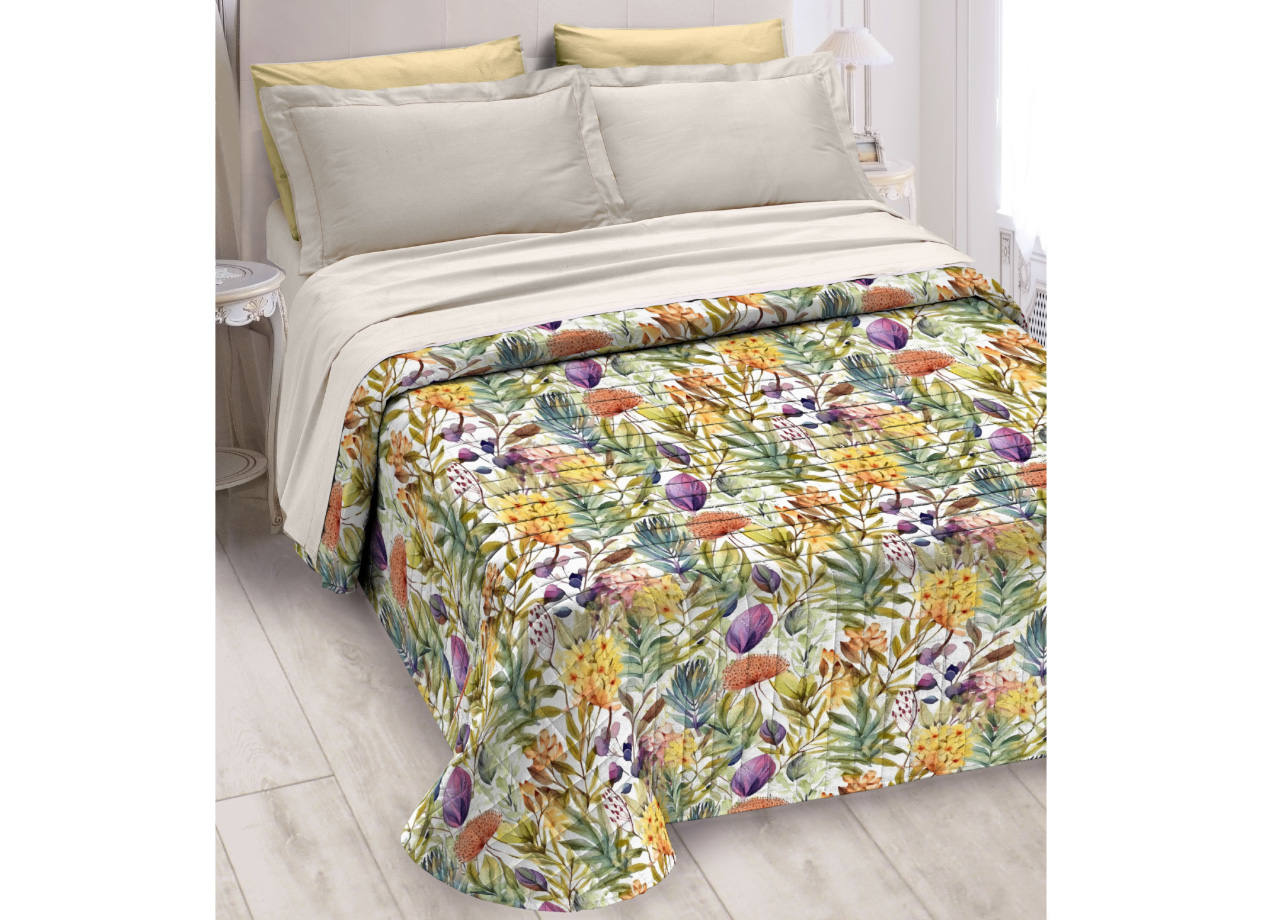 foto del prodotto quilt trapuntino piumino estivo digitale 100gr mq microfibra felce d4