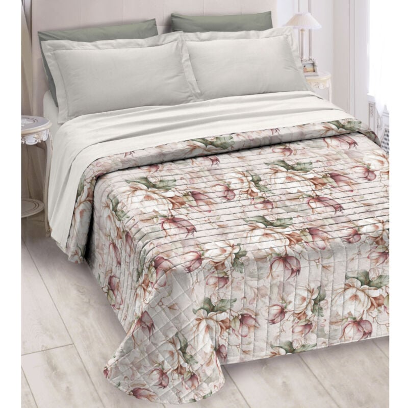 foto del prodotto quilt trapuntino piumino estivo digitale 100gr mq microfibra fiori d2