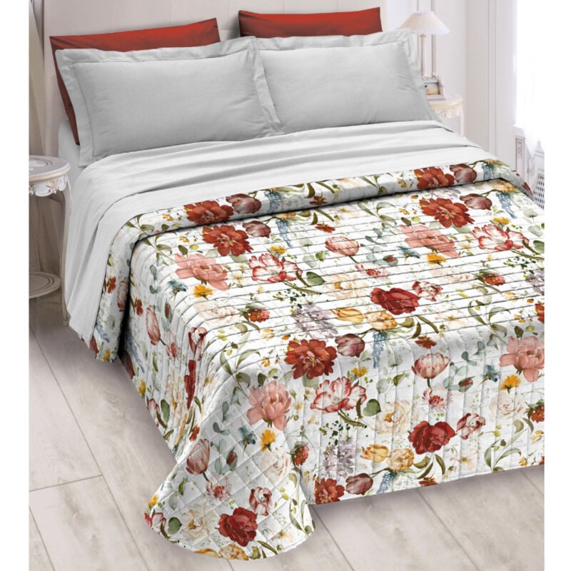 foto del prodotto quilt trapuntino piumino estivo digitale 100gr mq microfibra garden d5