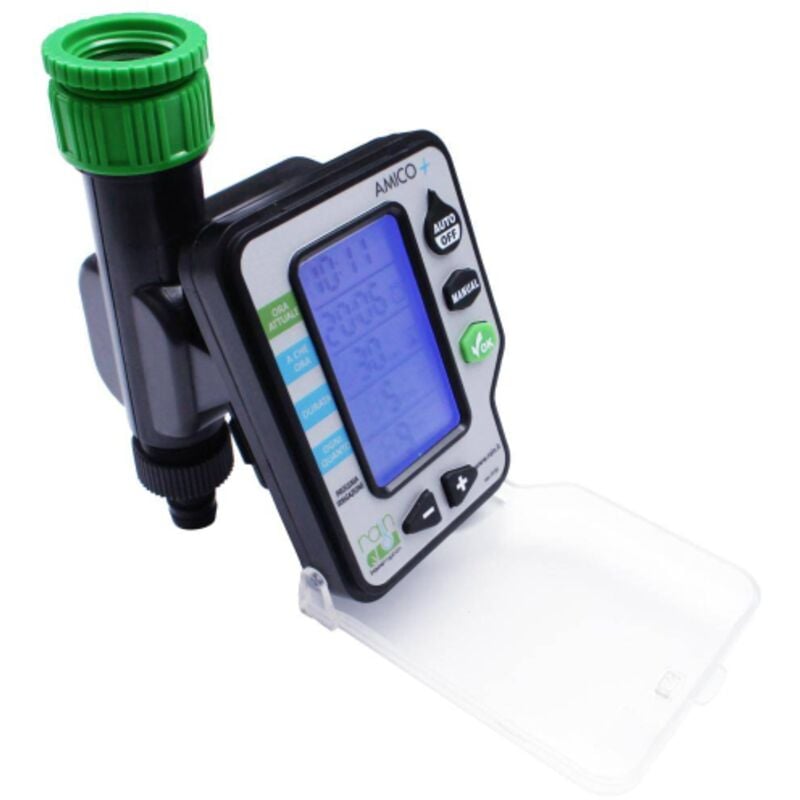 foto del prodotto quincaillerie de la gironde - rain amico ii programmatore centralina per irrigazione attacco 3 4' a batteria