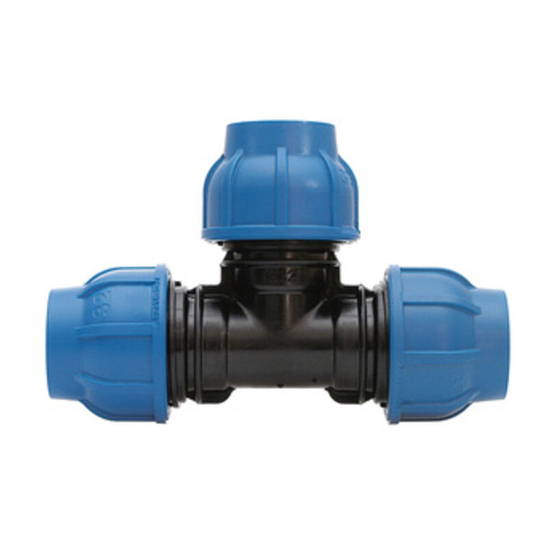 foto del prodotto r acciaio nylon tee 90 mm. 32x32x32. prezzo per 1 pezzo.