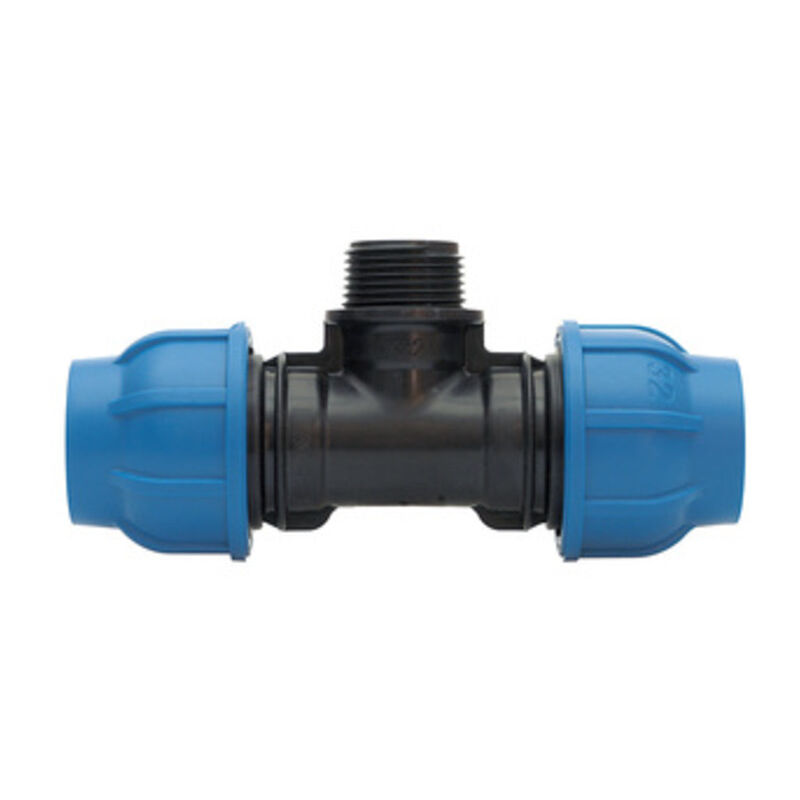 foto del prodotto r acciaio nylon tee maschio mm.25x1 2x25. prezzo per 1 pezzo.