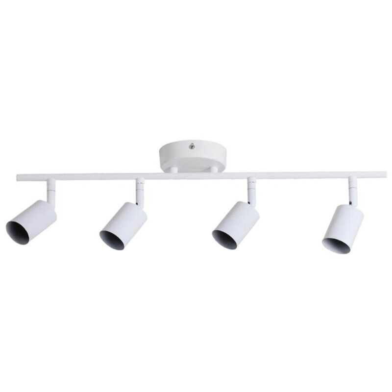 foto del prodotto r g applique 4 faretti soffitto sospensione plaffoniera orientabili gu10 led bianco