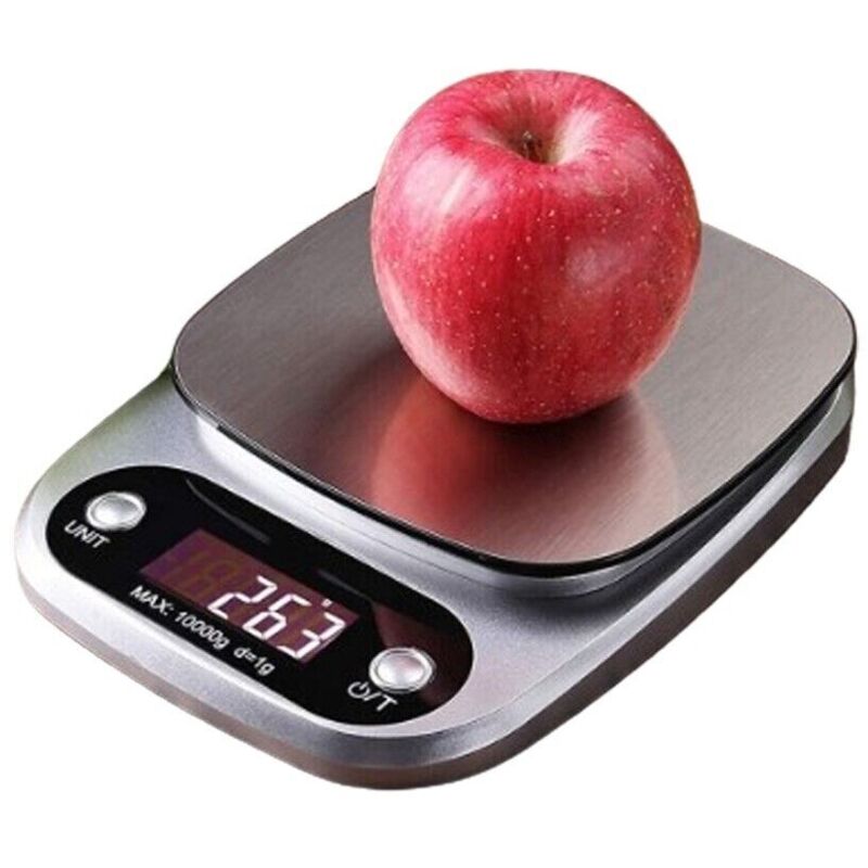 foto del prodotto r g bilancia digitale lcd da cucina elettronica da 1gr a 10kg tasto tara casa b34