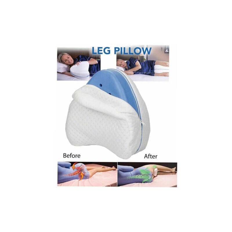 foto del prodotto r g cuscino per gambe memory foam supporto ortopedico ginocchia schiena lavabile
