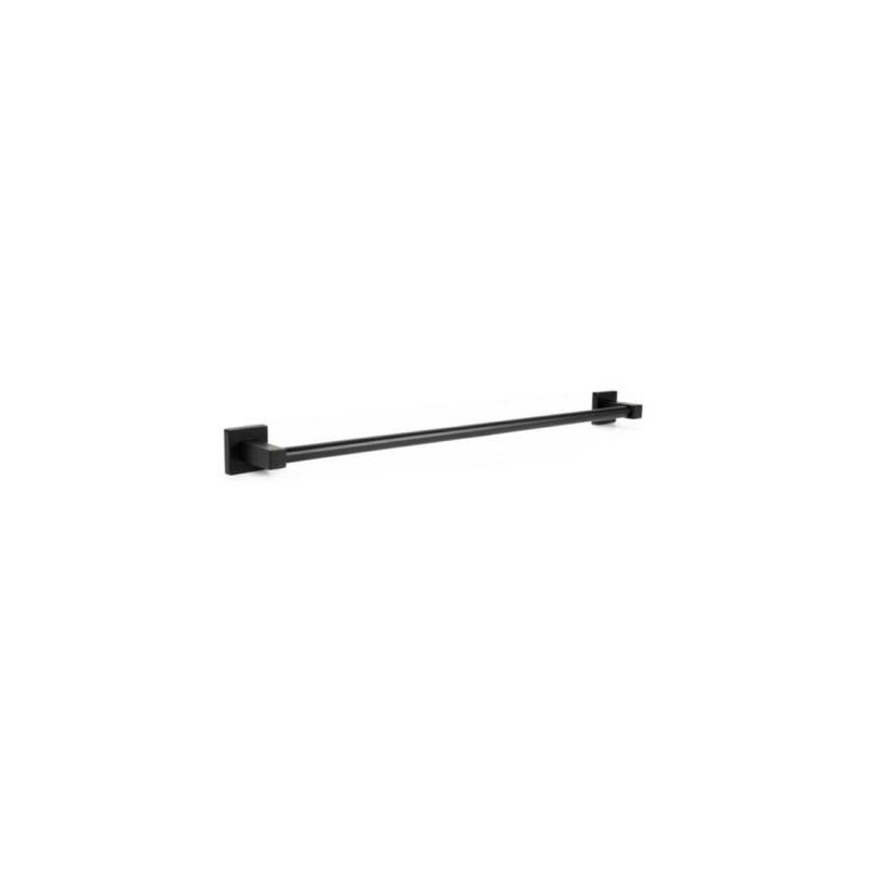 foto del prodotto r g porta asciugamani asta supporto 60cm bagno da muro asciuga mano casa nero 02109