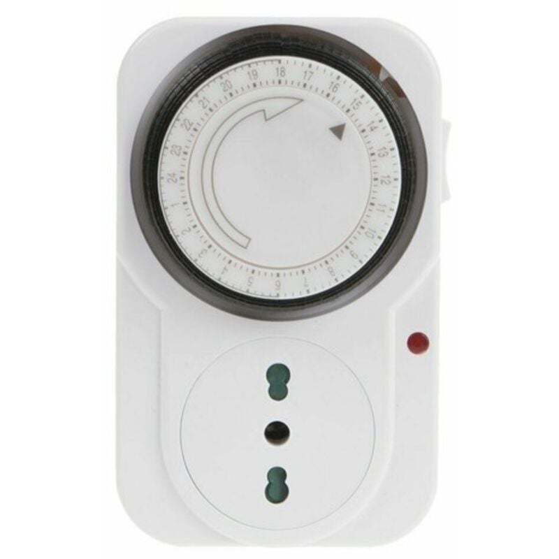 foto del prodotto r g presa elettrica con temporizzatore 230 v timer 24 ore programmabile manuale