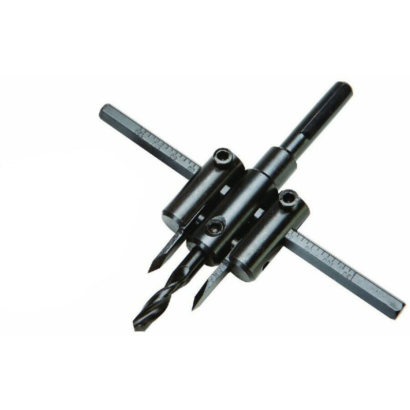 foto del prodotto r g punta trapano taglierina circolare guida regolabile taglio foro cartongesso 12cm