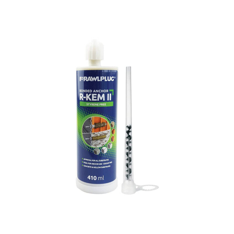 foto del prodotto r kem ii rwalplug fissaggio chimico in poliestere 410 ml tonalit pietra