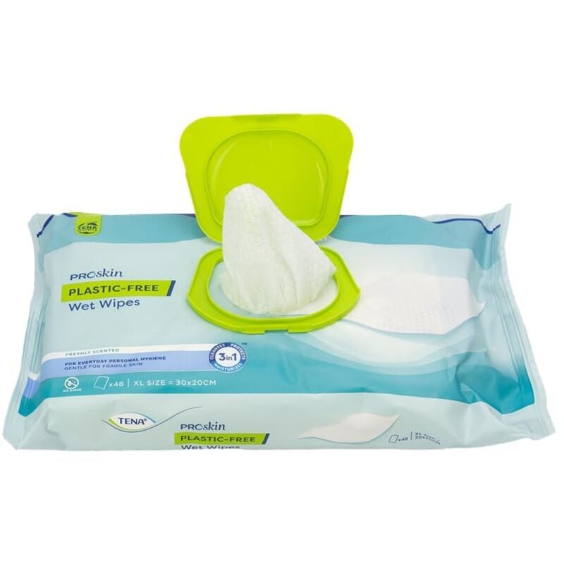 foto del prodotto r.s.n. nrs tena soft salviettine umide, confezione da 48