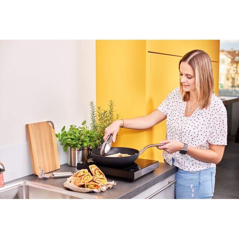 foto del prodotto r sle gourmetzange silikon pinza da cucina, acciaio inossidabile silicone, argento, 30 cm