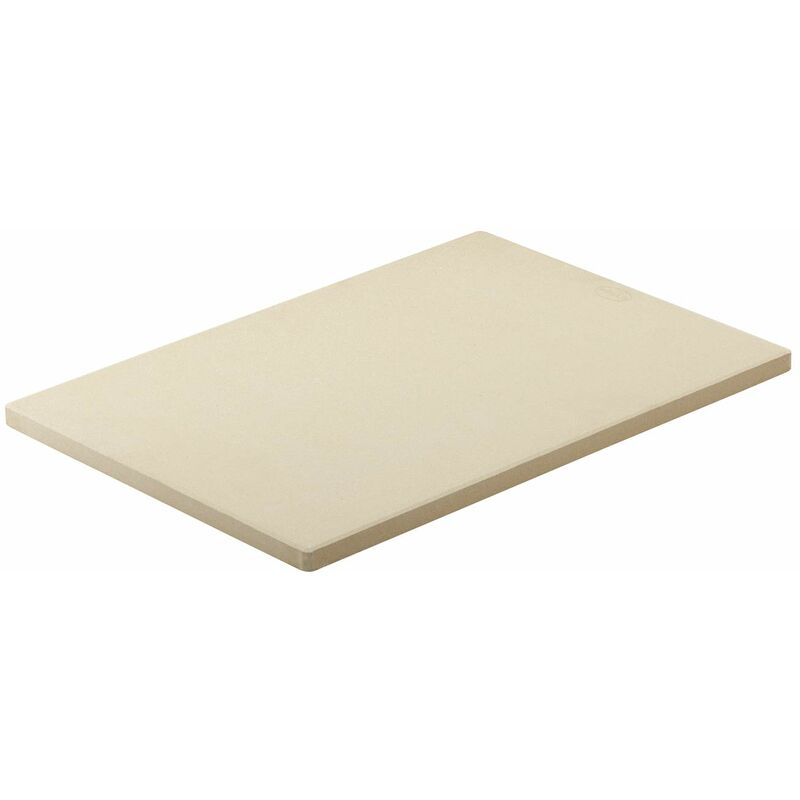 foto del prodotto r sle pietra refrattaria rettangolare per pizza, in cordierite di alta qualit per la cottura di pizze, focacce, pane, ecc. per il barbecue o per il