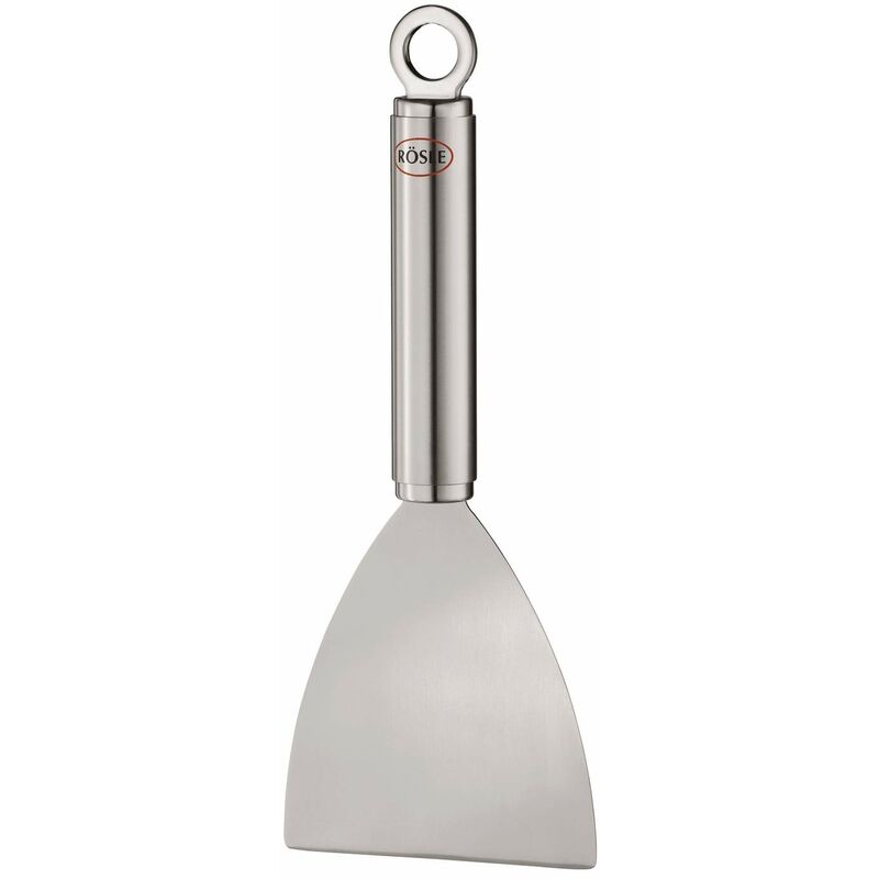 foto del prodotto r sle spatola per barbecue, spatola per girare la carne e pulire le piastre della griglia, acciaio inox, lavabile in lavastoviglie