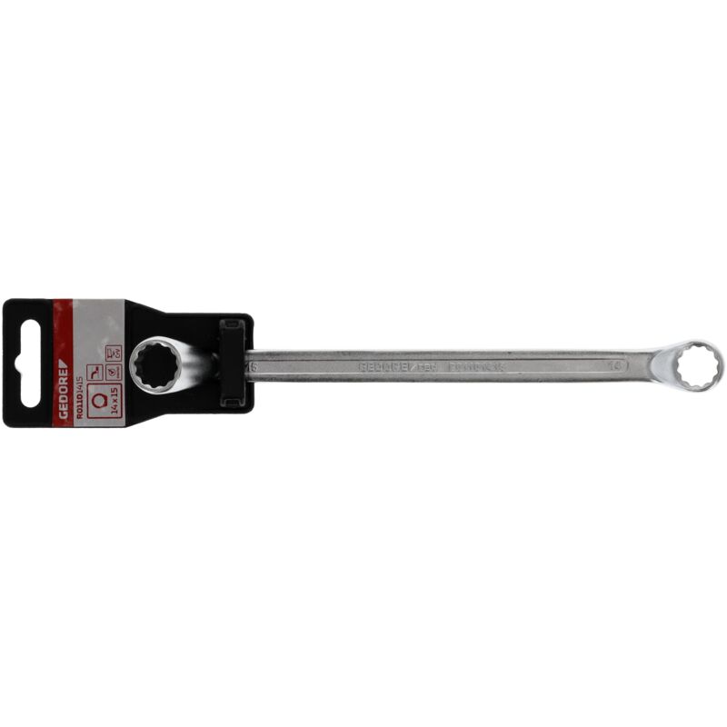 foto del prodotto r01101415 chiave doppia ad anello sw14x15 mm 228 mm